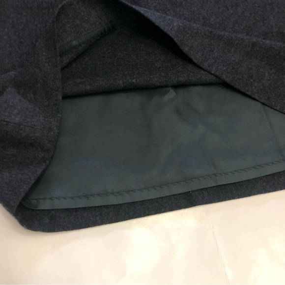 Vintage Pendleton Womens 100% Virgin Wool Dark Gray Pencil Skirt Size M - Picture 9 of 9